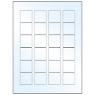 1.5" x 1.5"  Sheet Label