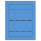 1.5" x 1.5"  Sheet Label