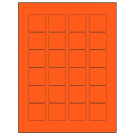 1.5" x 1.5"  Sheet Label