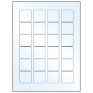 1.5" x 1.5"  Sheet Label