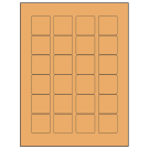 1.5" x 1.5"  Sheet Label