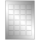 1.5" x 1.5"  Sheet Label
