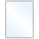 8.375" x 10.875"  Sheet Label