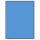 8.375" x 10.875"  Sheet Label