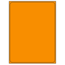 8.375" x 10.875"  Sheet Label