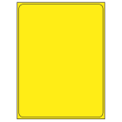8.375" x 10.875"  Sheet Label