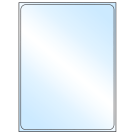 8.375" x 10.875"  Sheet Label