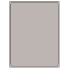 8.375" x 10.875"  Sheet Label