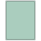 8.375" x 10.875"  Sheet Label