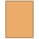 8.375" x 10.875"  Sheet Label