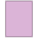 8.375" x 10.875"  Sheet Label