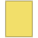 8.375" x 10.875"  Sheet Label