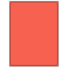 8.375" x 10.875"  Sheet Label