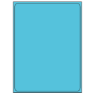 8.375" x 10.875"  Sheet Label
