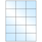 2.83" x 2.2"  Sheet Label