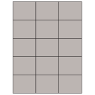 2.83" x 2.2"  Sheet Label