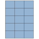2.83" x 2.2"  Sheet Label