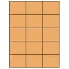 2.83" x 2.2"  Sheet Label