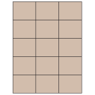 2.83" x 2.2"  Sheet Label