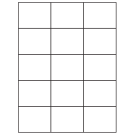 2.83" x 2.2"  Sheet Label