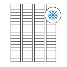 1.7225" x 0.5"  Sheet Label