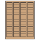 1.7225" x 0.5"  Sheet Label