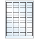 1.7225" x 0.5"  Sheet Label