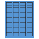 1.7225" x 0.5"  Sheet Label