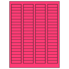 1.7225" x 0.5"  Sheet Label