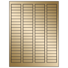 1.7225" x 0.5"  Sheet Label