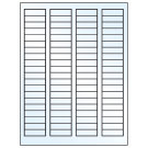 1.7225" x 0.5"  Sheet Label