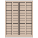 1.7225" x 0.5"  Sheet Label