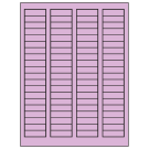 1.7225" x 0.5"  Sheet Label