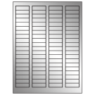 1.7225" x 0.5"  Sheet Label