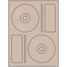 4.656" x 4.656"  Sheet Label