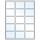 2.6875" x 2"  Sheet Label