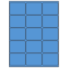 2.6875" x 2"  Sheet Label