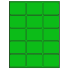 2.6875" x 2"  Sheet Label