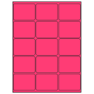 2.6875" x 2"  Sheet Label