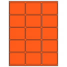 2.6875" x 2"  Sheet Label