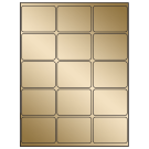 2.6875" x 2"  Sheet Label