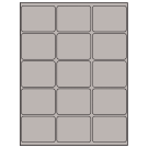 2.6875" x 2"  Sheet Label