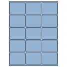 2.6875" x 2"  Sheet Label