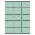 2.6875" x 2"  Sheet Label