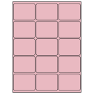 2.6875" x 2"  Sheet Label