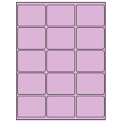 2.6875" x 2"  Sheet Label