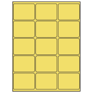 2.6875" x 2"  Sheet Label