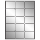 2.6875" x 2"  Sheet Label