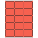 2.6875" x 2"  Sheet Label