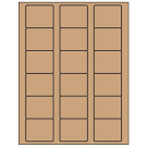 2.125" x 1.75"  Sheet Label